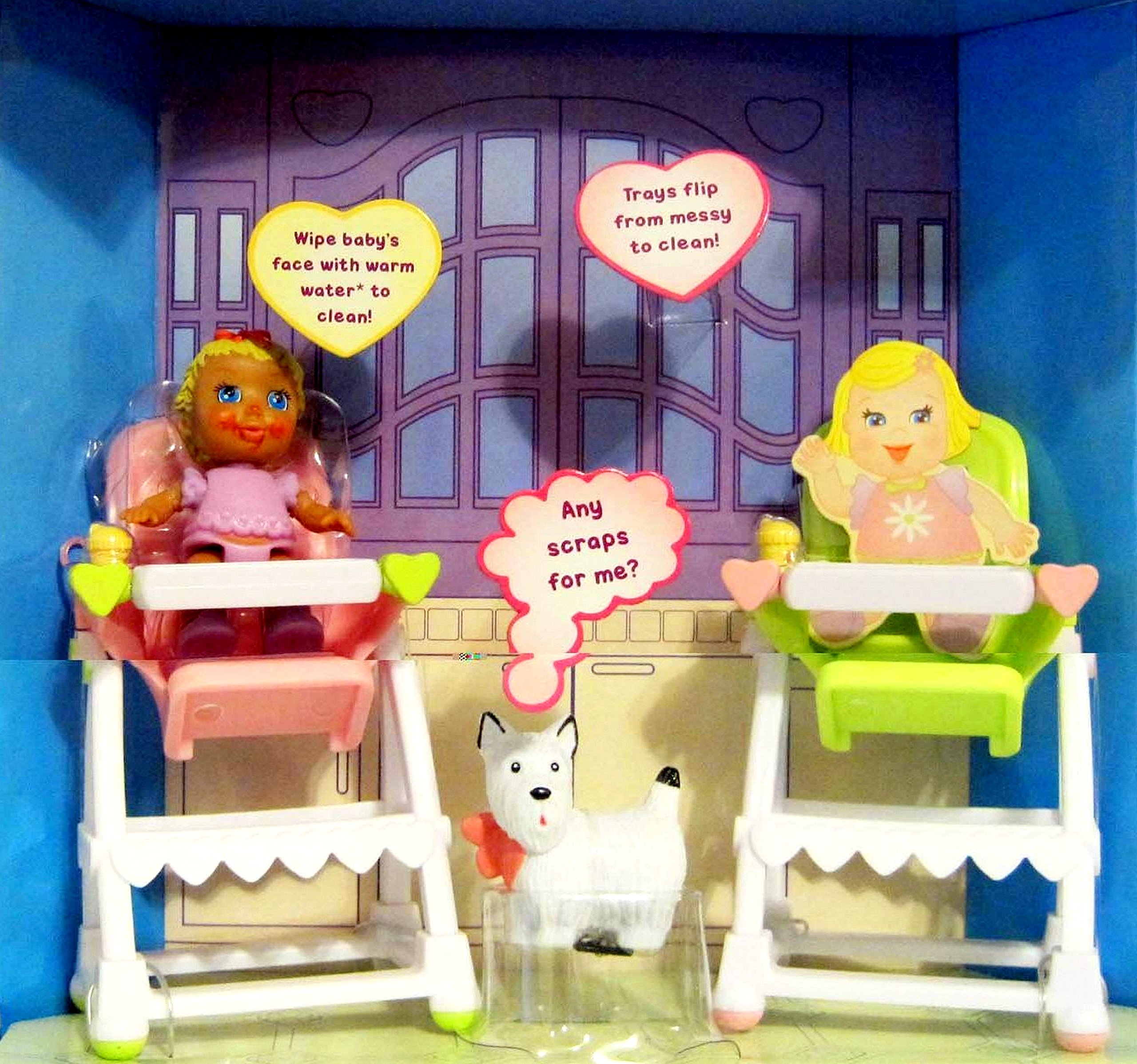 Caring Corners "All Done High Chair" Baby Buds with Dog ~ Learning Curve