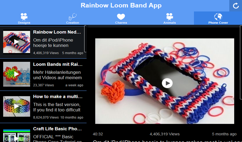 Rainbow Loom App Video - Thumbnail 3