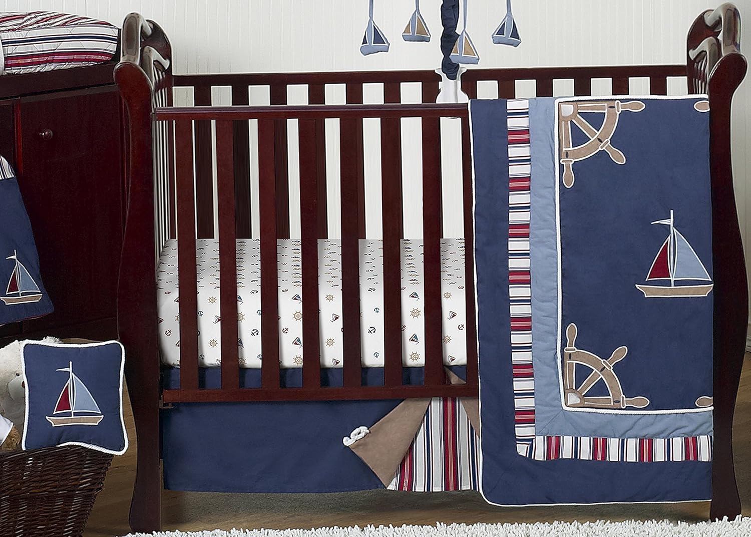 sailboat nursery bedding