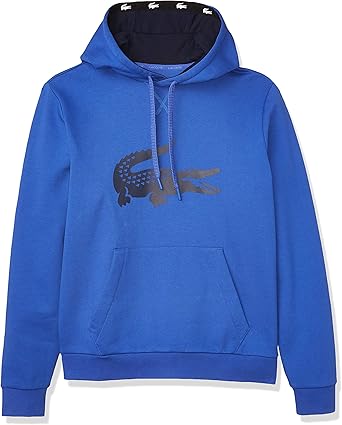 lacoste hoodie big logo