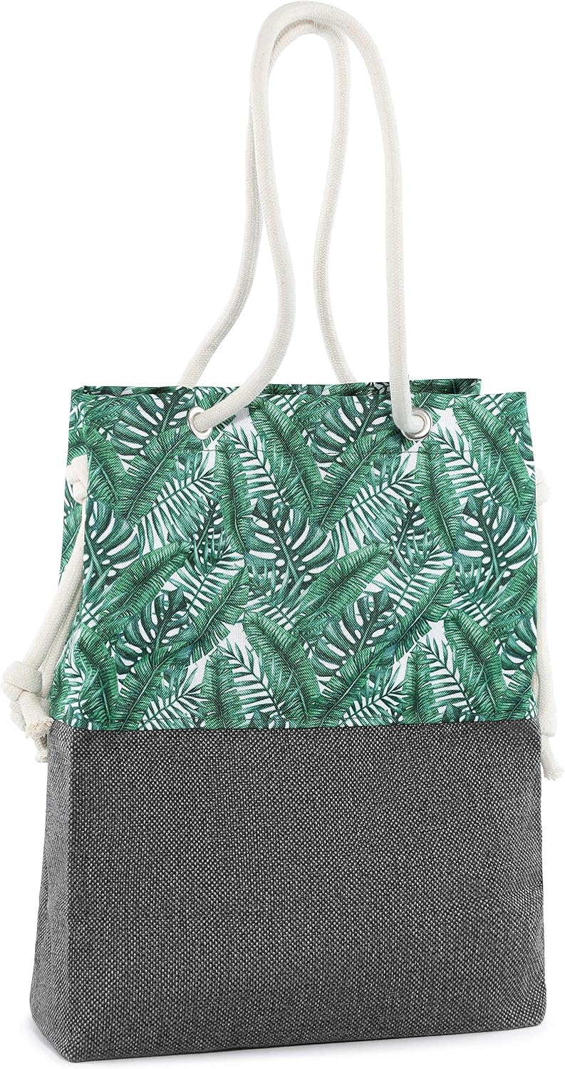 Ladeheid Women's Bag LABG08 (Palm Leaves/Dark Grey-21) - Image 3