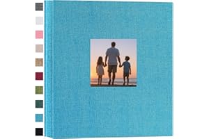 Finksy Linen Hardcover Photo Album 4x6 600 Photos Large Capacity for Family Wedding Anniversary Baby Vacation