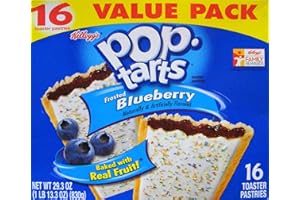 Pop-Tarts Frosted Blueberry Toaster Pastries (1 Pack) 29.3 OZ