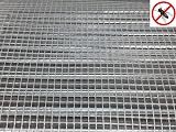 EUROPLAST 400x400 mm Galvanised Metal Air Vent Grille Cover with Insect Mesh view 3