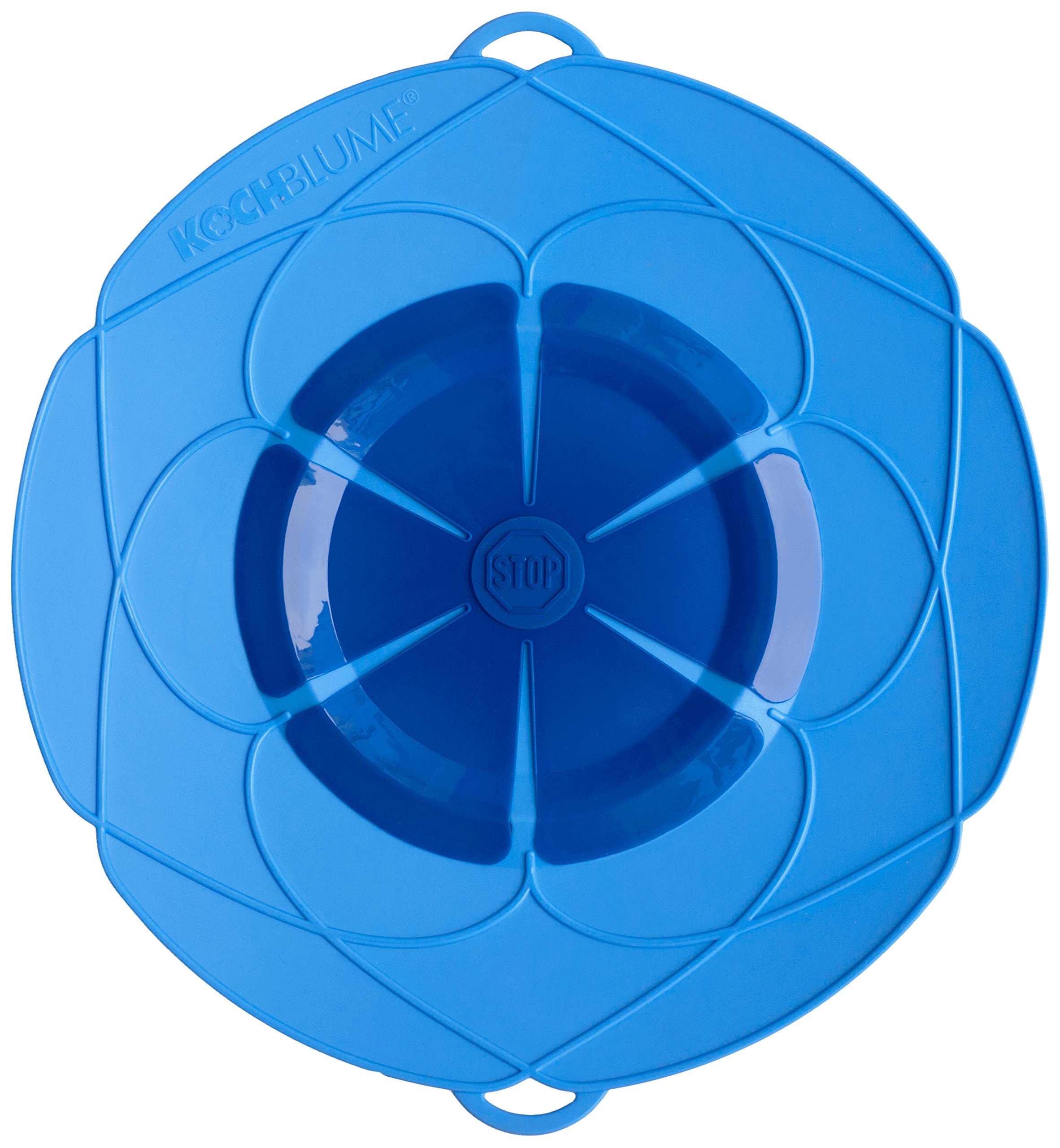 Cookline cooking flower with over-boil splash-guard, customisable, blue, Gross Q 33 cm 20-28 cm