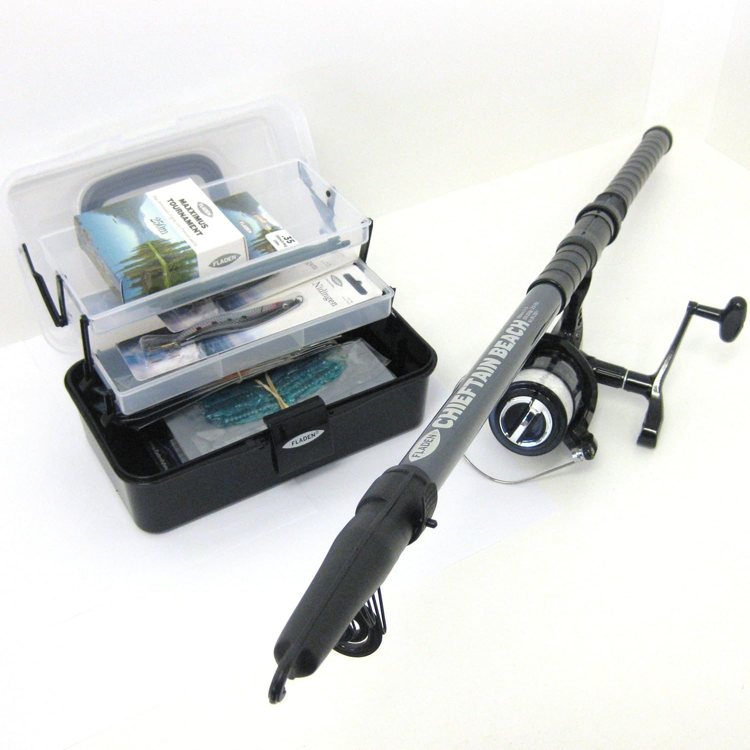 FTD Fladen Beachcaster 3.5m Telescopic Sea Fishing Rod & Charter Surf