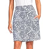 Viodia Women's 20" Knee Length Skorts Skirts UPF50+ Athletic Tennis Golf Skirt for Women Casual Summer Skirts