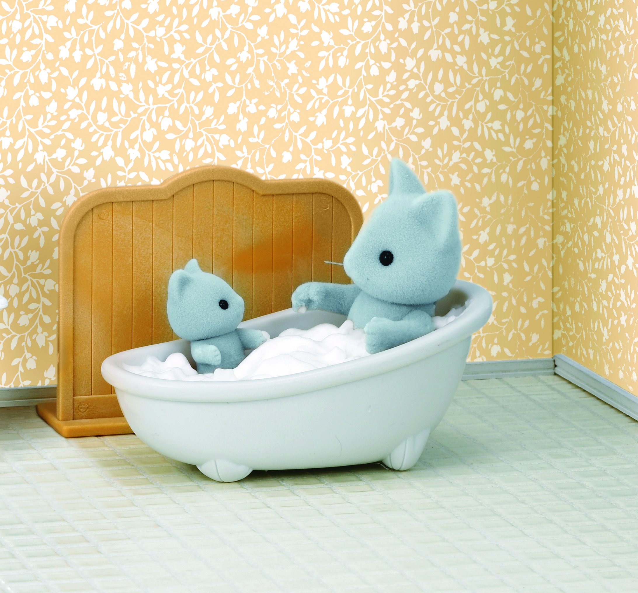 sylvanian country bathroom set