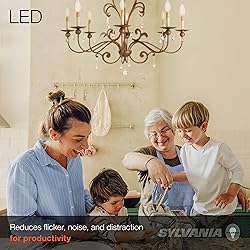 SYLVANIA ECO LED B10 Light Bulb, 50W = 3.5W, 7