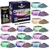 BALTIC DAY - Chameleon Flakes - Chameleon Flakes for Resin - Intense Color Shift Mica Pigment Powder for Resin Molds, Tumblers - Multi Chrome Flakes Pigment for Paint, Nail Art, Eyeshadow