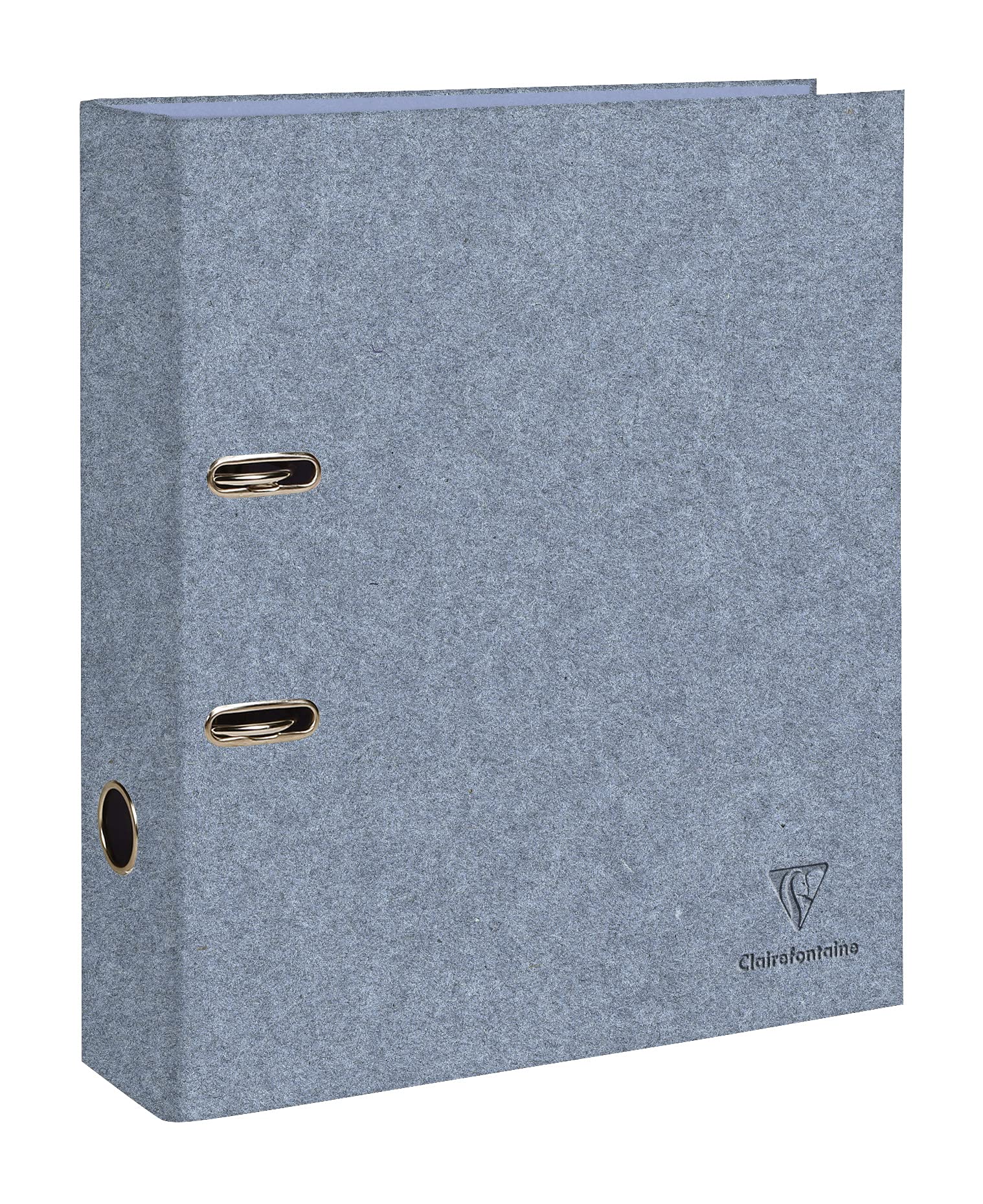 Clairefontaine 83531C - A Lever Arch File in Cardboard covered with Jeans Paper - Spine 70mm - A4 maxi - Jeans&Cocoa Collection