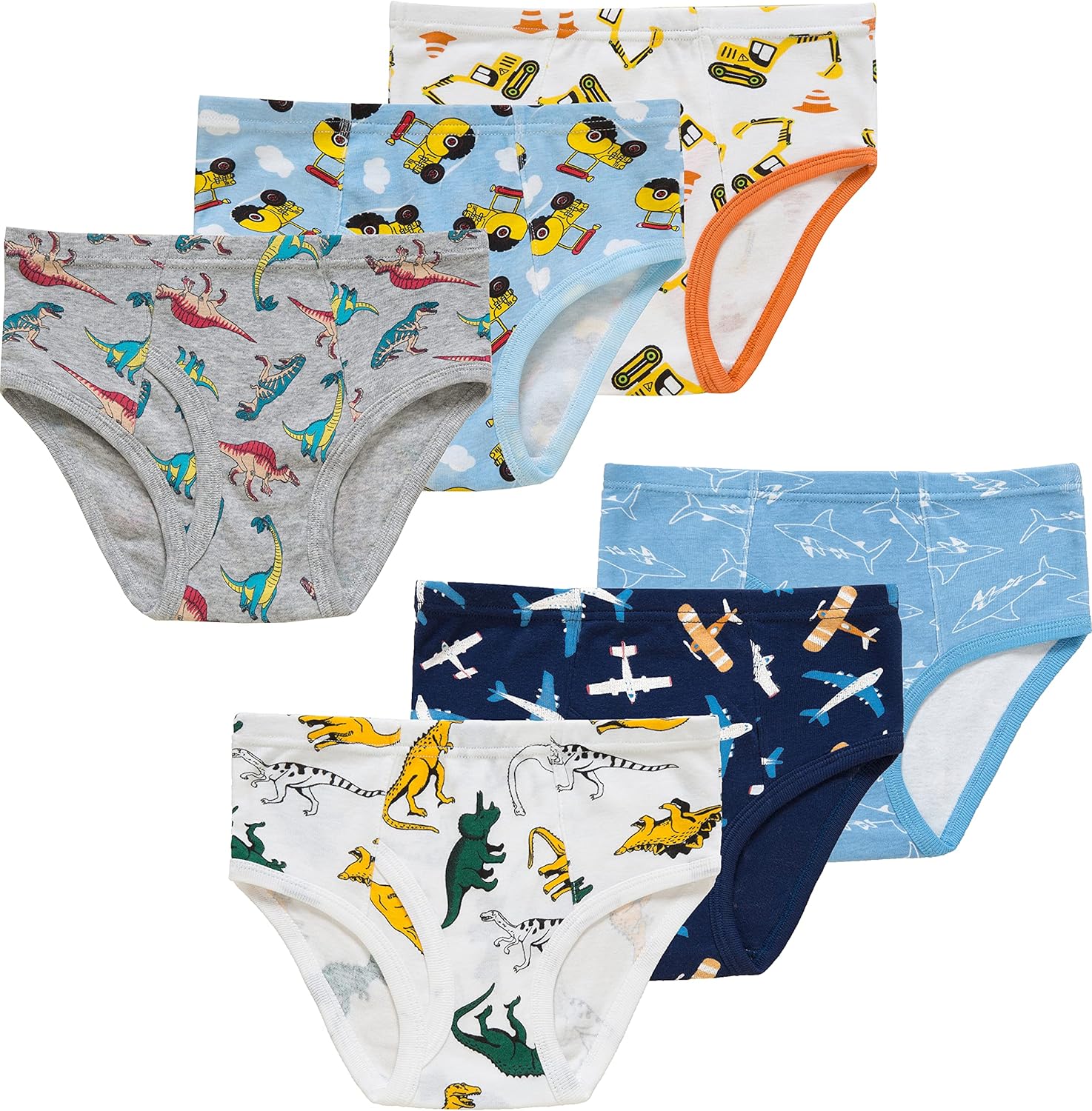 Boys Underwear Toddler Kids Panties Breathable Comfort Cotton Rockets