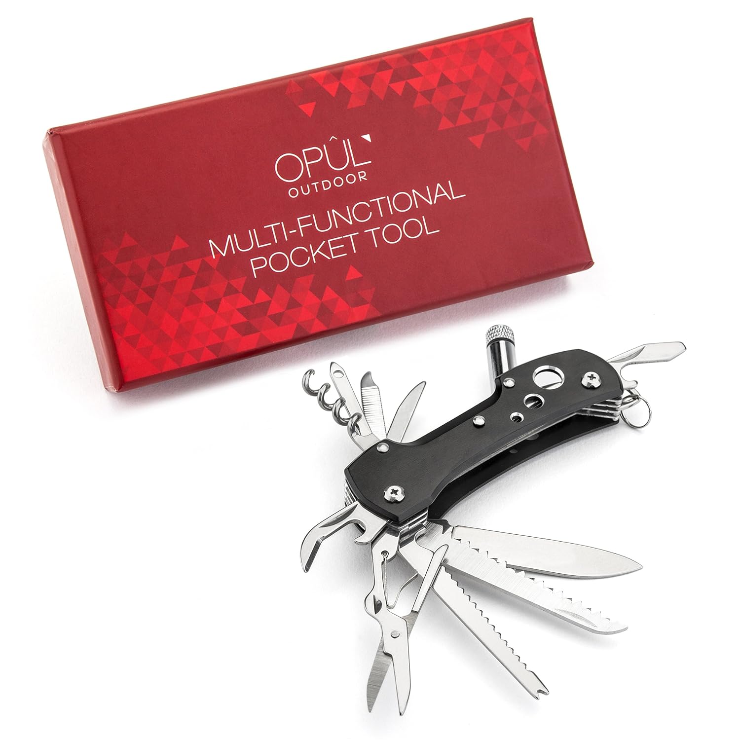 Navaja Multiuso de bolsillo Navaja Suiza Multifunción de acero inoxidable herramientas Cuchillo