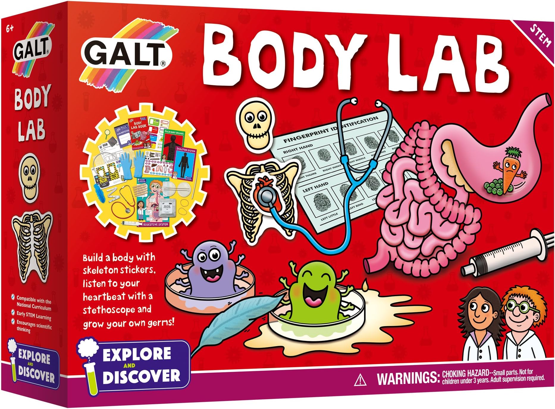 Galt Toys Body Lab, Biology Science Kit for Children