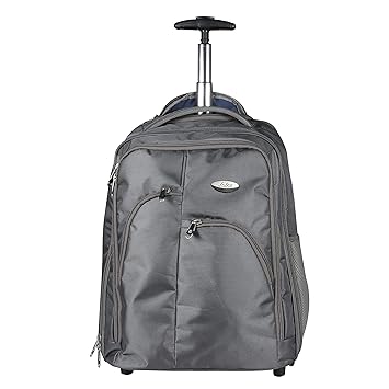 FBI-Fabco 40 L Polyester Heavy Trolley Backpack (Grey)
