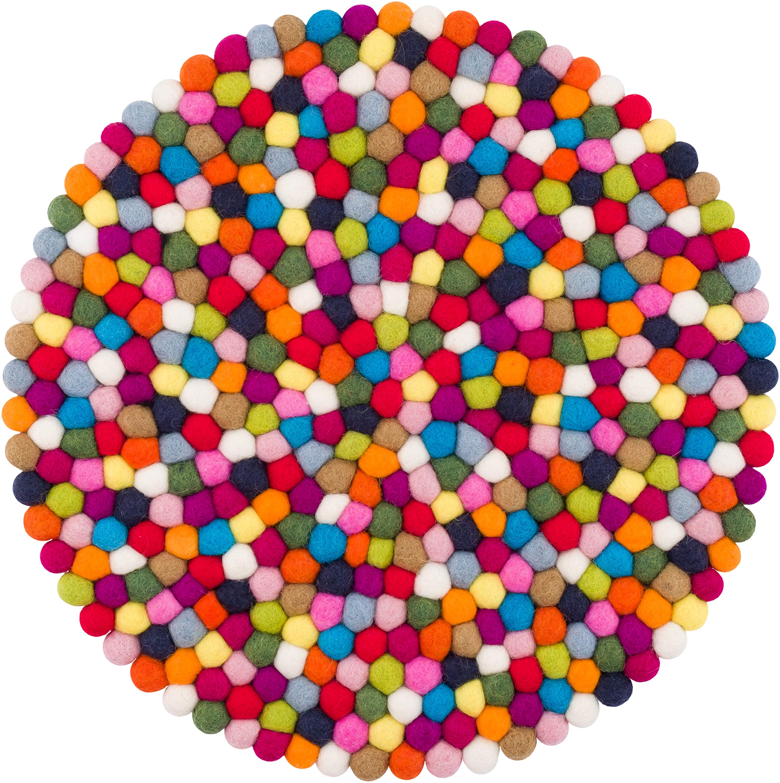 myfelt Lotte Seat Cover Round 36 cm Multi-Coloured