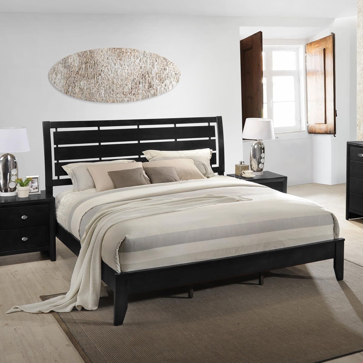 Best South Shore Gloria King Bed Frame