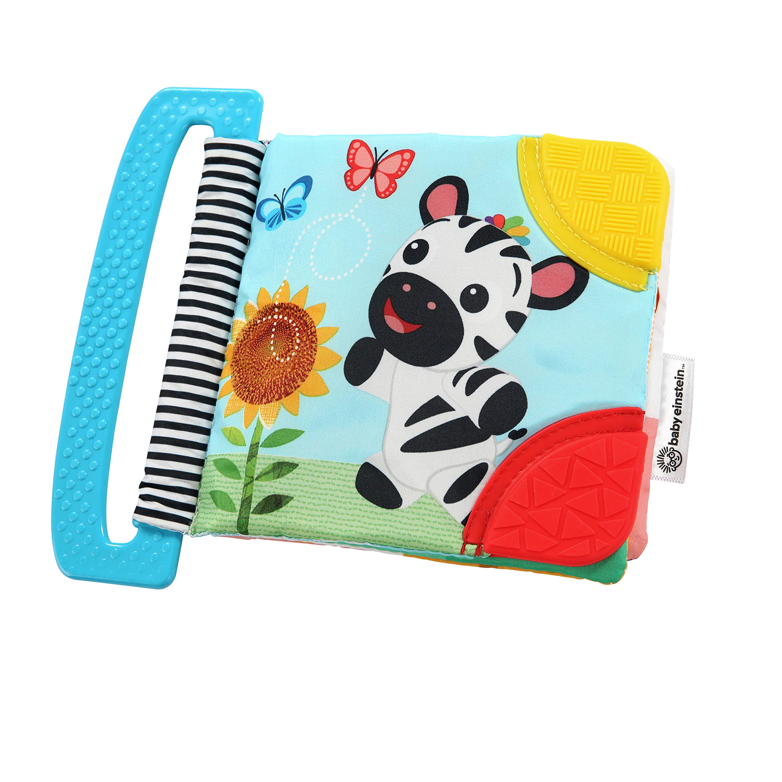 Baby Einstein Curious Explorers Teether Book Take-Along Toy, Ages Newborn + — image 1