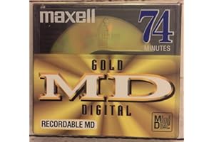Maxell Md Gold 74 Recordable Mini Disc