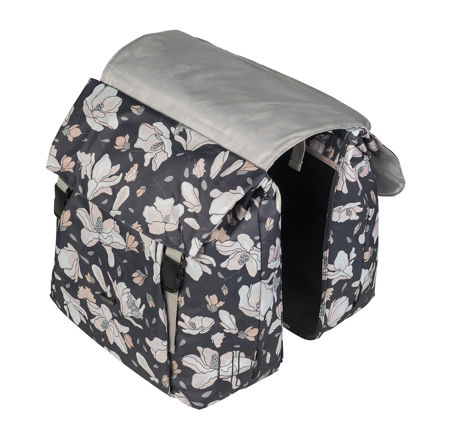 basil magnolia double pannier bag