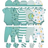 ABeCue Baby Boy Layette Essentials Set Newborn Girl Clothes Pack Infant Gift Sets 20-Piece