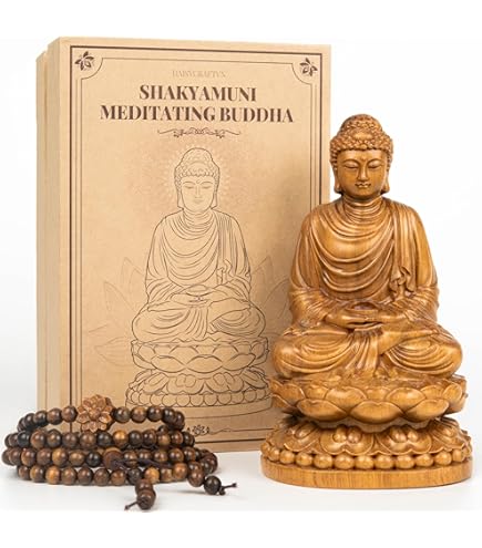 Amazon.com: PacuM Gold Shakyamuni Buddha Statues,Meditation
