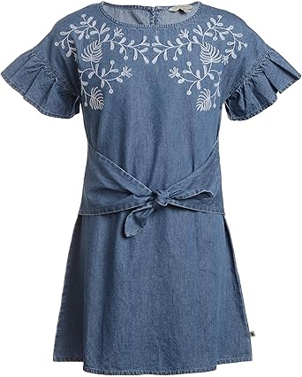 big girls denim dress