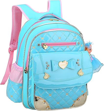 blue backpacks