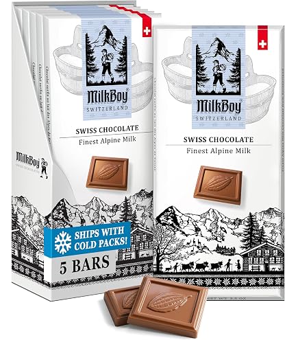 Amazon.com : MilkBoy Swiss Milk Chocolate Bars with Caramel Sea