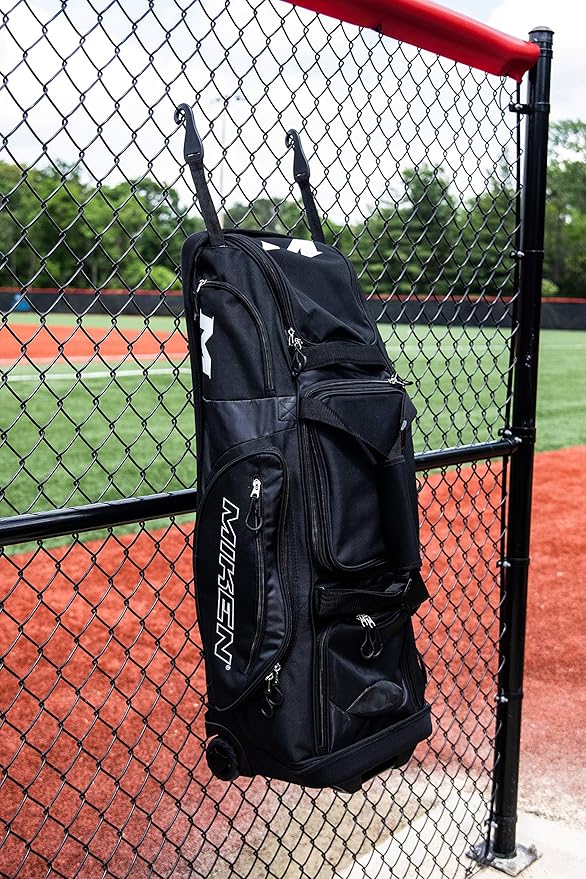 miken wheeled softball bat bags