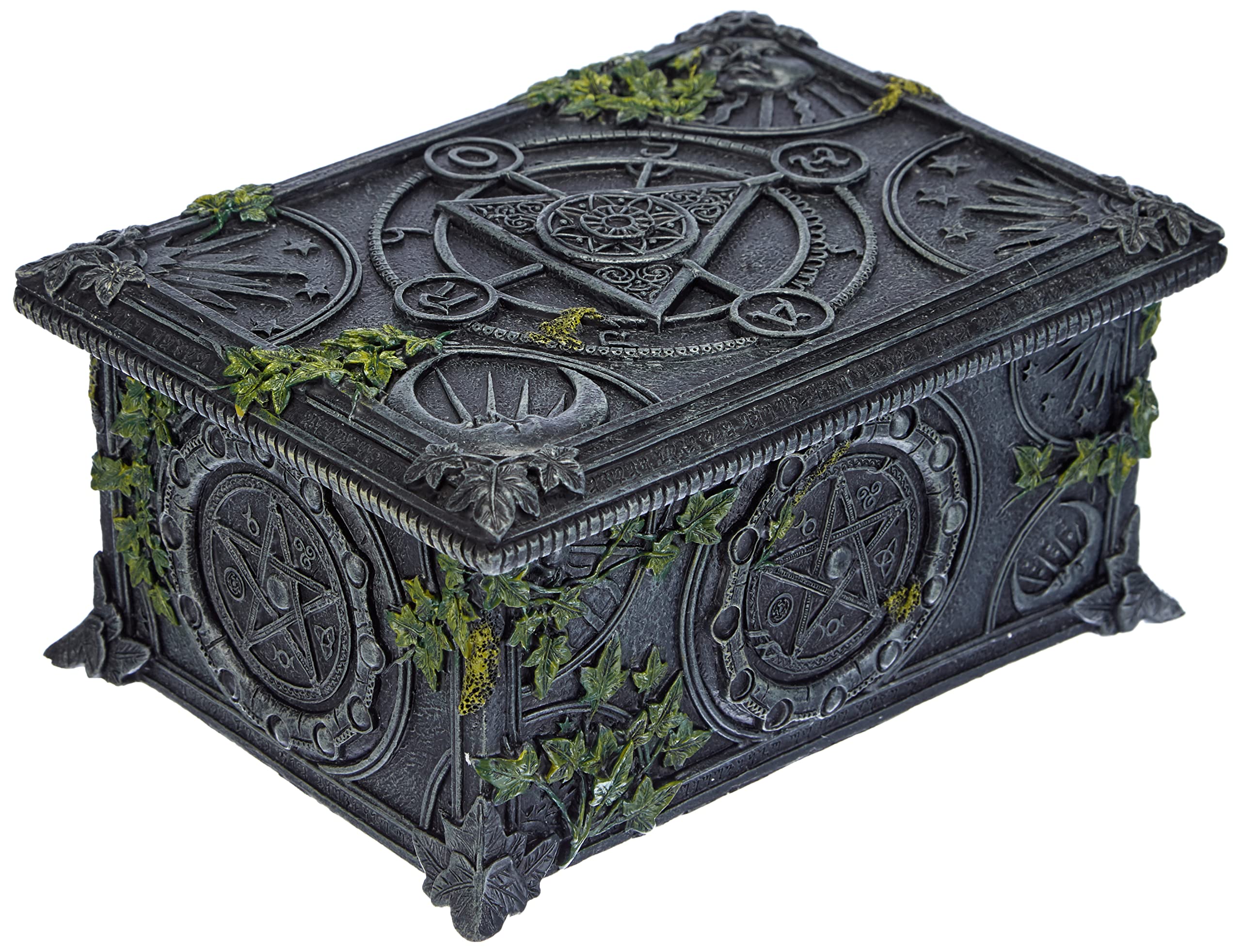 Nemesis Now Wiccan Pentagram Tarot Box 11cm Black