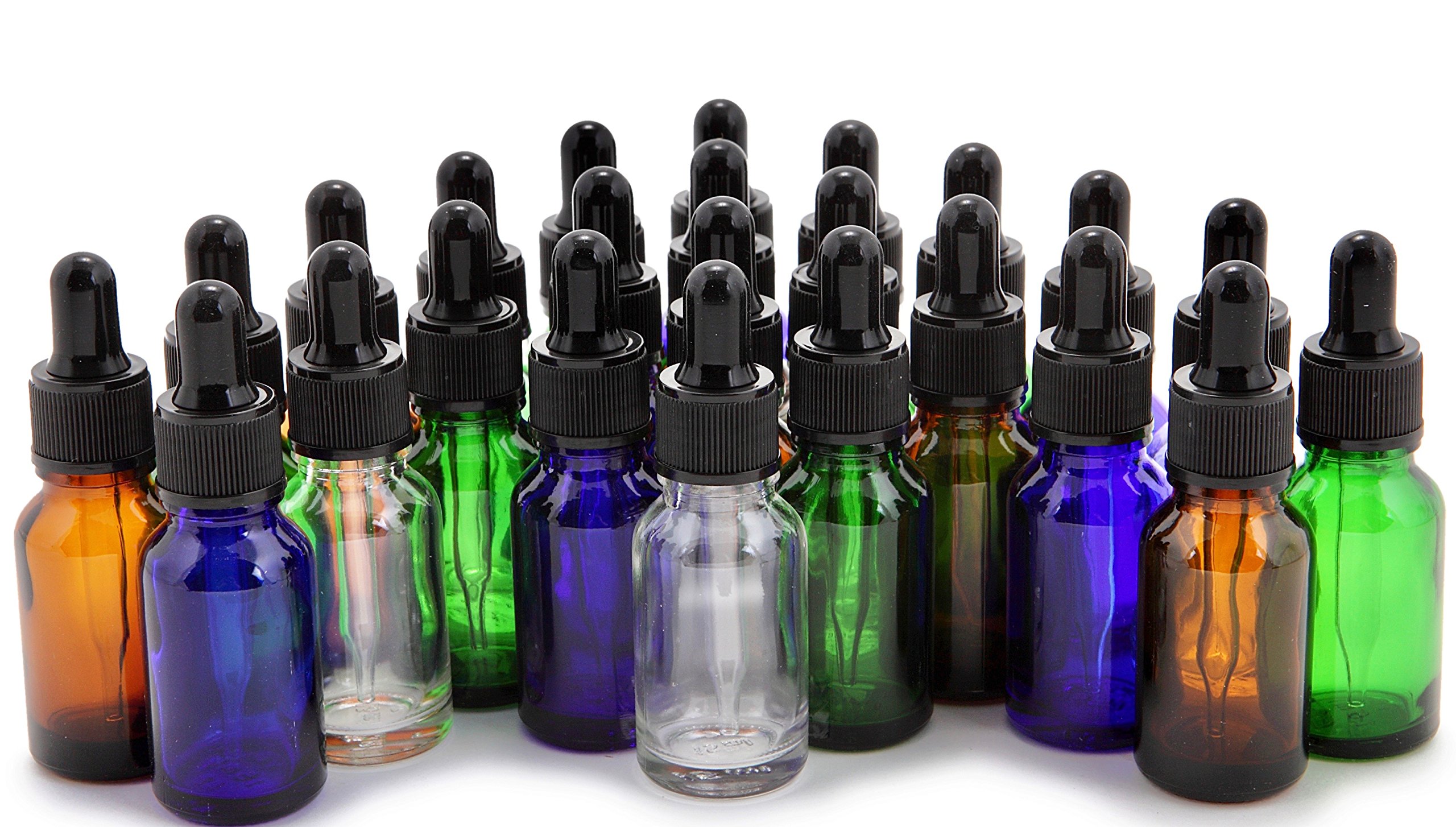 Vivaplex, 12, Assorted Colors, 2 Oz Glass Bottles, With Lids - Import It All - View #11