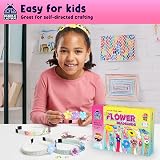 Purple Ladybug Make Your Own Flower Headbands Kit for Kids 6-10 view 5