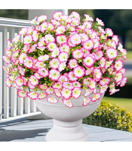 Amazon.com: Yastouay Artificial Flowers for Outdoors, 14 Bundles