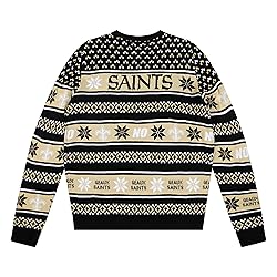 FOCO Standard NFL Big Logo Ugly Sweater, Team Color