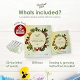 Garden Pack Grow Your Own Vegetable Seeds 20 Packets High Yield Heirloom Seeds view 3