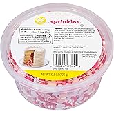 Wilton Pink Sprinkle Mix Tub 10.5 OZ