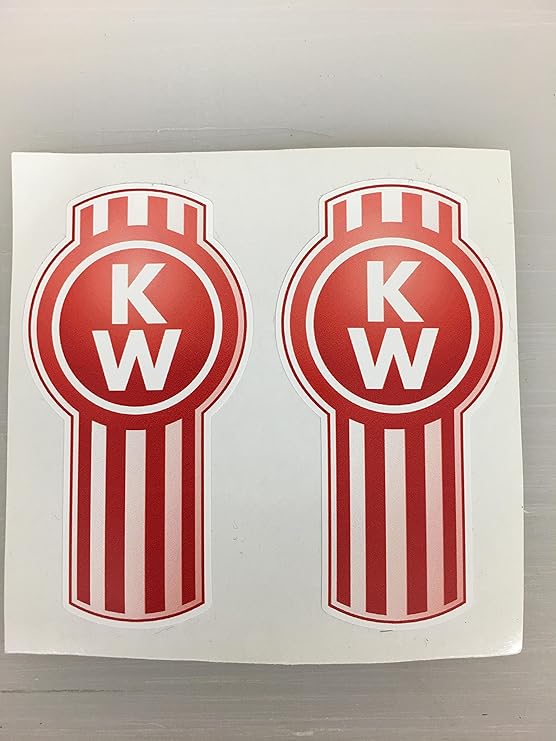 SBD Decals 2 KW Kenworth Diecut Decals (2 inch) Automotive