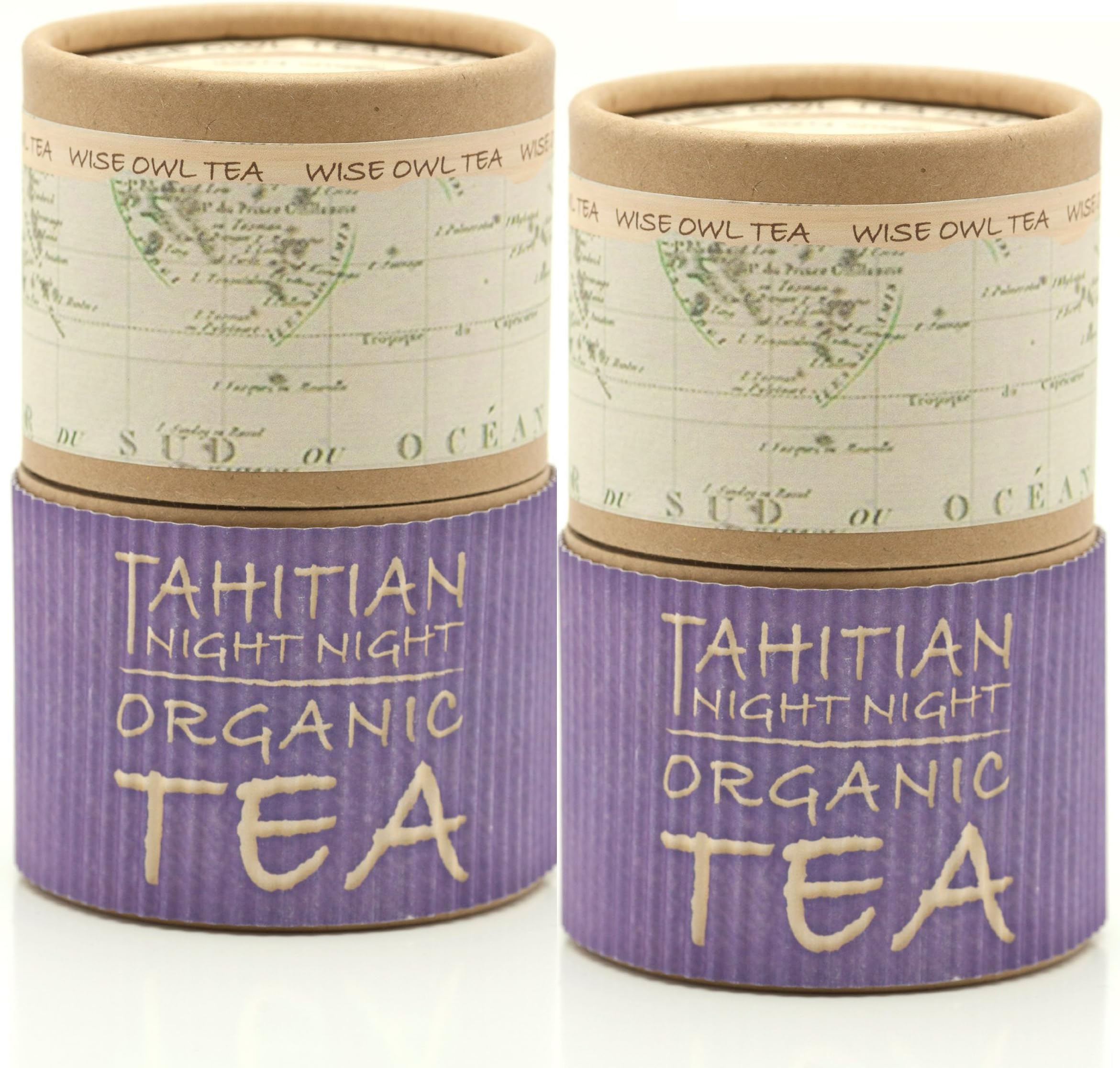 Wise Owl Tea Tahitian Night Night Relaxing Tea (Pack of 2, Total 30 Tea Bags)