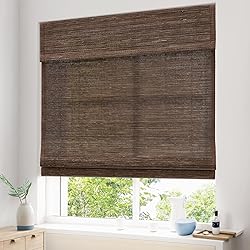 Pasoun Cordless Roman Shades for Windows, Window