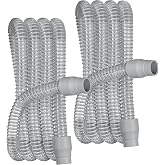 BISTRAS Premium Made in USA - 6 Foot Universal CPAP Tubing Hose - for All CPAP Machines | Standard 22mm, Gray (Pack of 2)