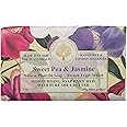 Wavertree & London Sweet Pea & Jasmine Scented Natural Soap Bar, 7oz Moisturizing French Triple Milled Soap Bar for Women & Men enriched with shea butter - Pure Bath & Body soap bar for All Skin Types