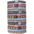 L. Erickson Grab & Go Pony Tube - Ballerina - 15 Pack Ponytail Holder Hair Ties