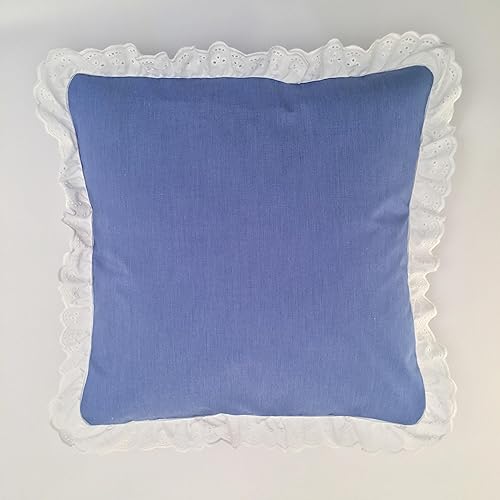 Amazon Com French Chic Style Throw Pillow Cover With White Cotton