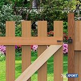 XFORT Black Auto Gate Latch Garden Gate Door Catch Shed Latch view 5
