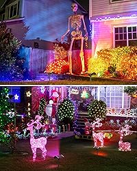 JACKYLED Color Changing Solar Spot Lights