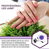Professional 120W LED Gel Nail Lamp Dryer 4 Timer Settings White view 6