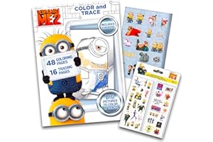 ILLUMINATION INTERTAINMENT Despicable Me Minions Coloring Book with Stickers ~ 100 Minions Stickers