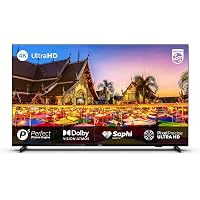 Philips 126 cm (50 inches) 4K Ultra HD LED Smart TV 50PUT7605/94 (Black) (2021 Model) | With P5 Perfect Picture Engine