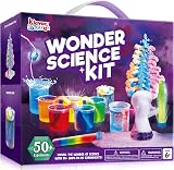 Klever Kits 50+ Kids Science Experiment Kits STEM Crystal Growing Chemistry Set view 1
